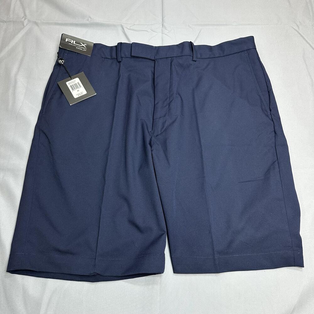 RLX Ralph Lauren Golf Shorts Mens 40 Navy Blue Chino Stretch Casual Performance
